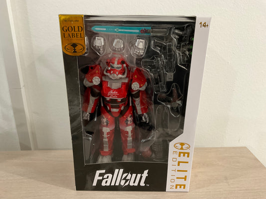 McFarlane Fallout 76 Nuka Cola T-60 Power Armor Gold Label Elite Edition 7-Inch Action Figure (Substandard Box)