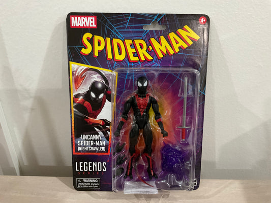 Marvel Legends Uncanny Spider-Man (Nightcrawler) Retro Cardback 6-Inch Action Figure