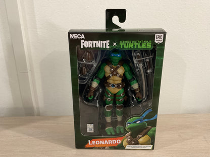 NECA Fortnite x Teenage Mutant Ninja Turtles Ultimate Leonardo 7-Inch Scale Action Figure