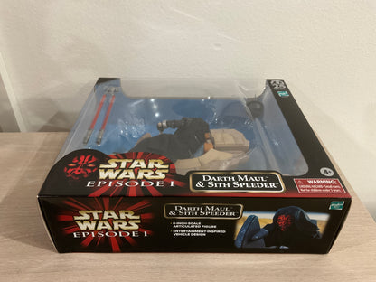 Star Wars The Black Series Darth Maul & Sith Speeder – 6-Inch Scale Deluxe Set