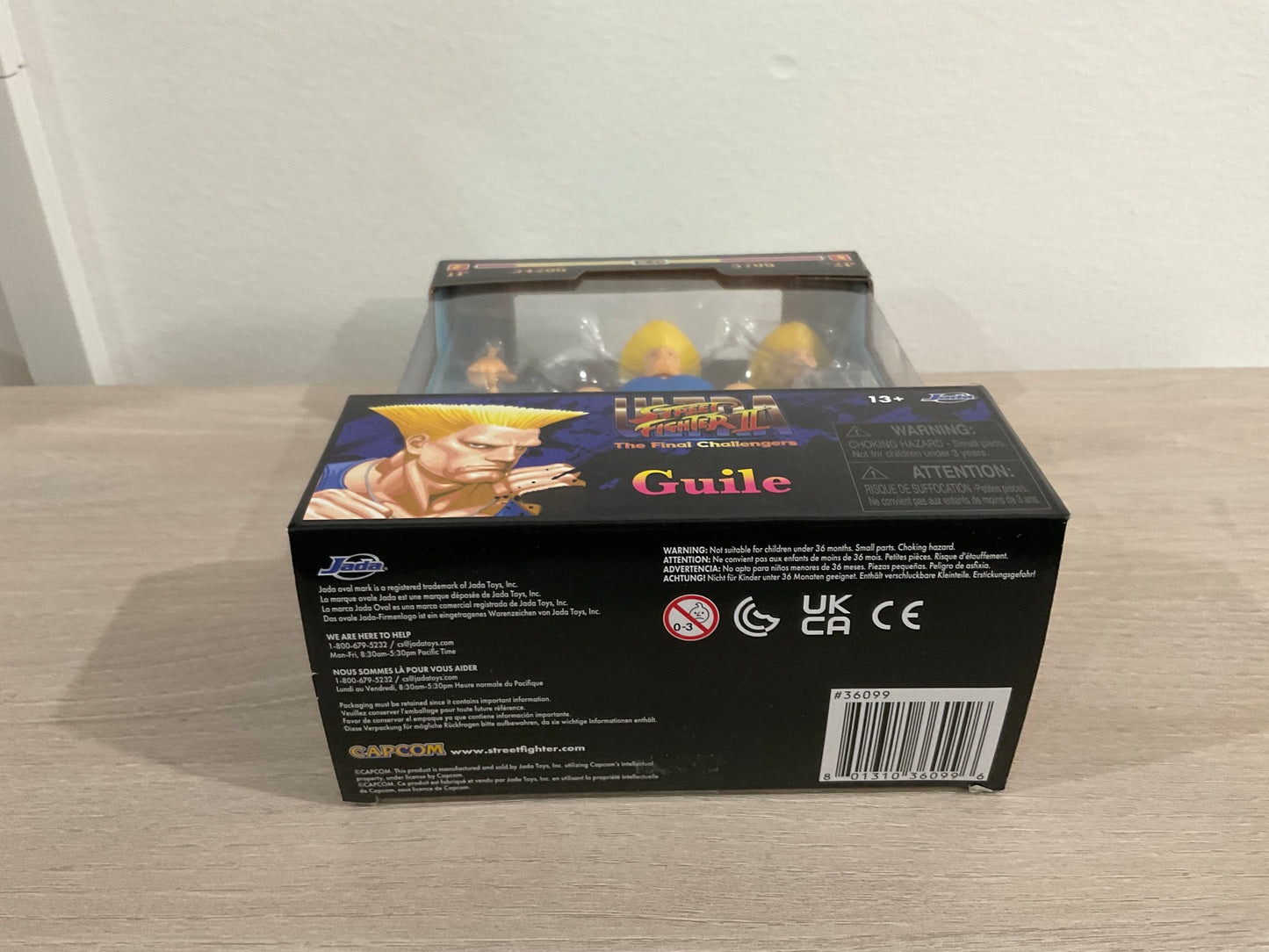 Jada Toys Street Fighter II Guile Player 2 1:12 Scale Action Figure