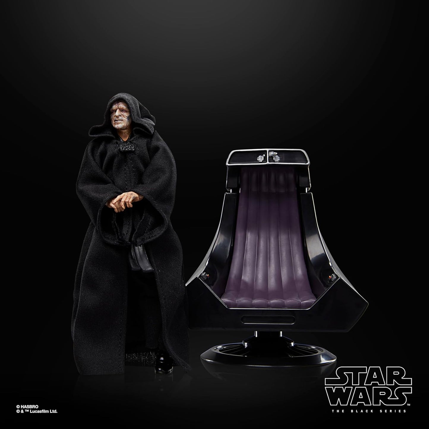 Star Wars The Black Series Emperor Palpatine & Throne Return of the Jedi 6-Inch Action Figure