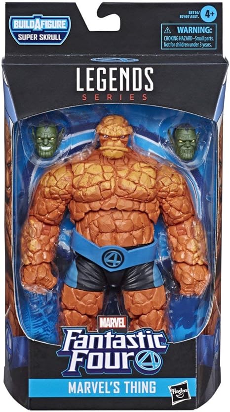 Marvel Legends Series Fantastic Four Thing 6-Inch Collectible Action Figure (Super Skrull BAF)