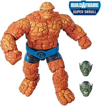 Marvel Legends Series Fantastic Four Thing 6-Inch Collectible Action Figure (Super Skrull BAF)