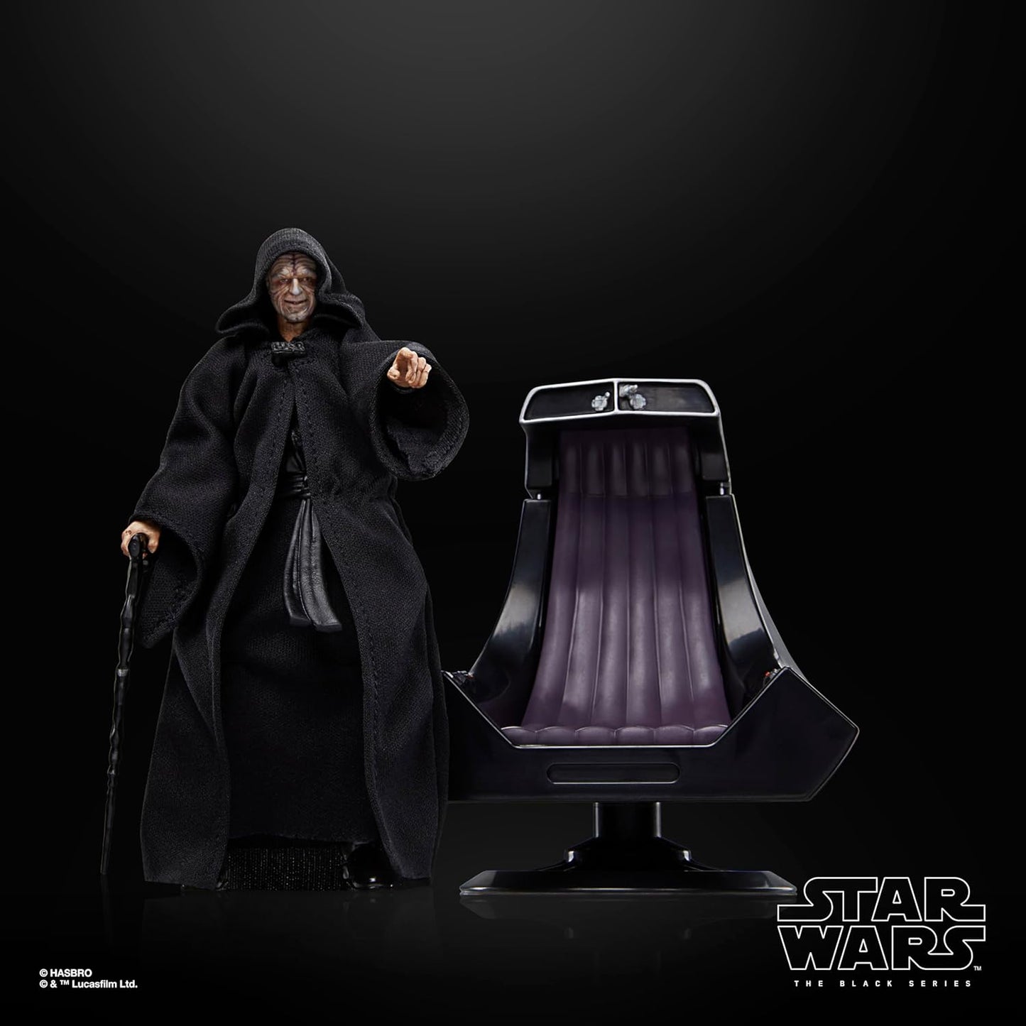 Star Wars The Black Series Emperor Palpatine & Throne Return of the Jedi 6-Inch Action Figure