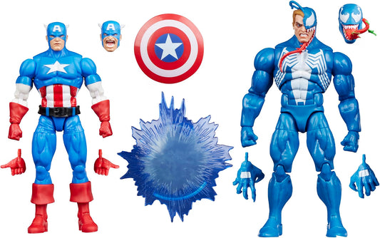 Marvel Legends 6-Inch Captain America vs Venom – Gamerverse 2-Pack