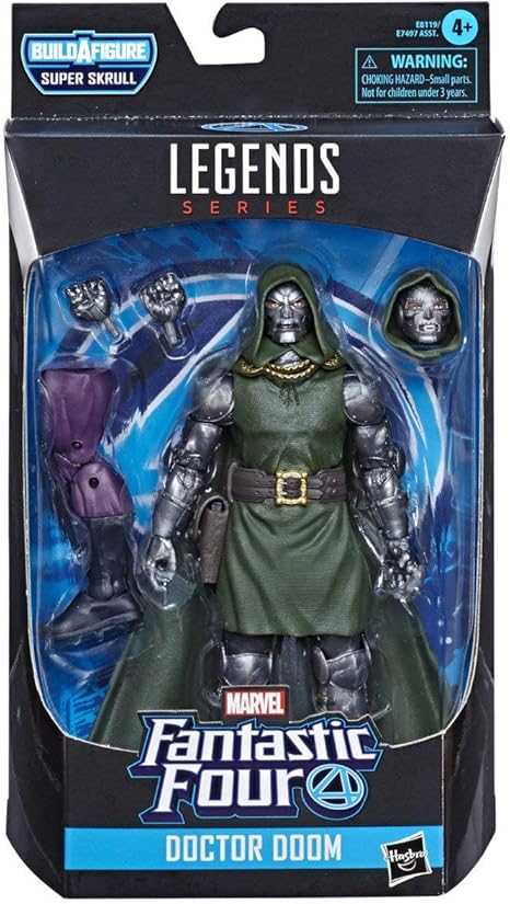 Marvel Legends Series Fantastic Four Doctor Doom 6-Inch Collectible Action Figure (Super Skrull BAF)