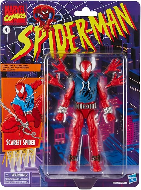 Marvel Legends Series Scarlet Spider 6-Inch Action Figure – Spider-Man Comics Collectible