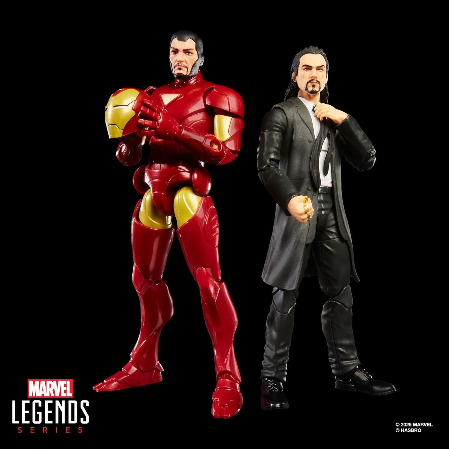 Marvel Legends Series Iron Man (Extremis) & Marvel's Mandarin Avengers Comics 6-Inch Action Figure 2-Pack