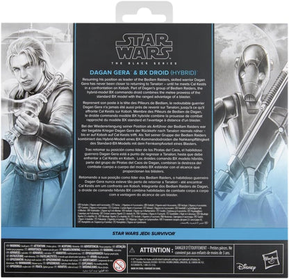 Star Wars The Black Series Dagan Gera & BX Droid (Hybrid) Jedi: Survivor Gaming Greats 6-Inch Action Figure 2-Pack