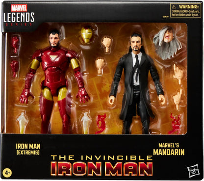 Marvel Legends Series Iron Man (Extremis) & Marvel's Mandarin Avengers Comics 6-Inch Action Figure 2-Pack