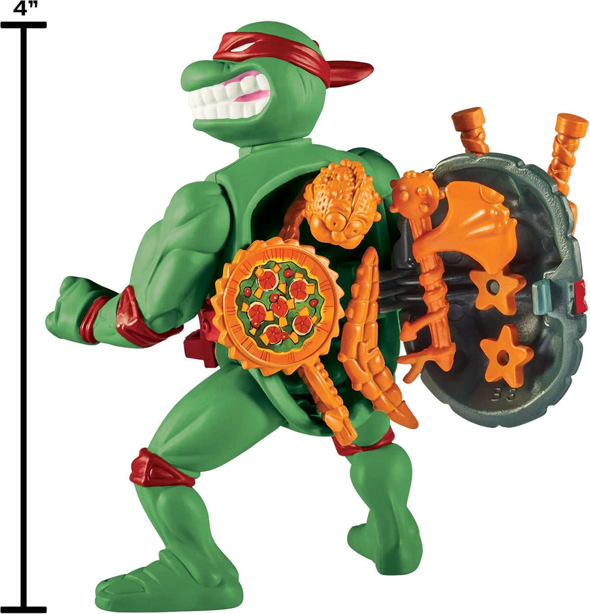 Teenage Mutant Ninja Turtles Original Classic Storage Shell Raphael 4" Action Figure – Playmates Toys