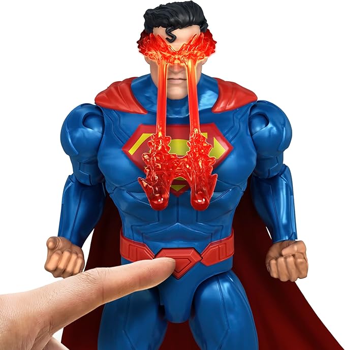 Heat Vision Superman DC Comics Feature Figure with Lights & Sounds – Mattel