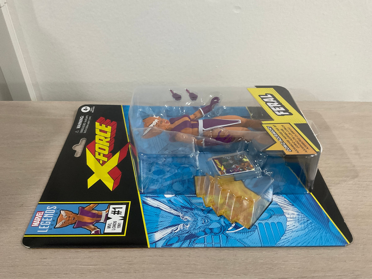 Marvel Legends Series Feral (X-Force & X-Men Comics-Inspired) – 6-Inch Action Figure - Substandard Card 3 Copy)