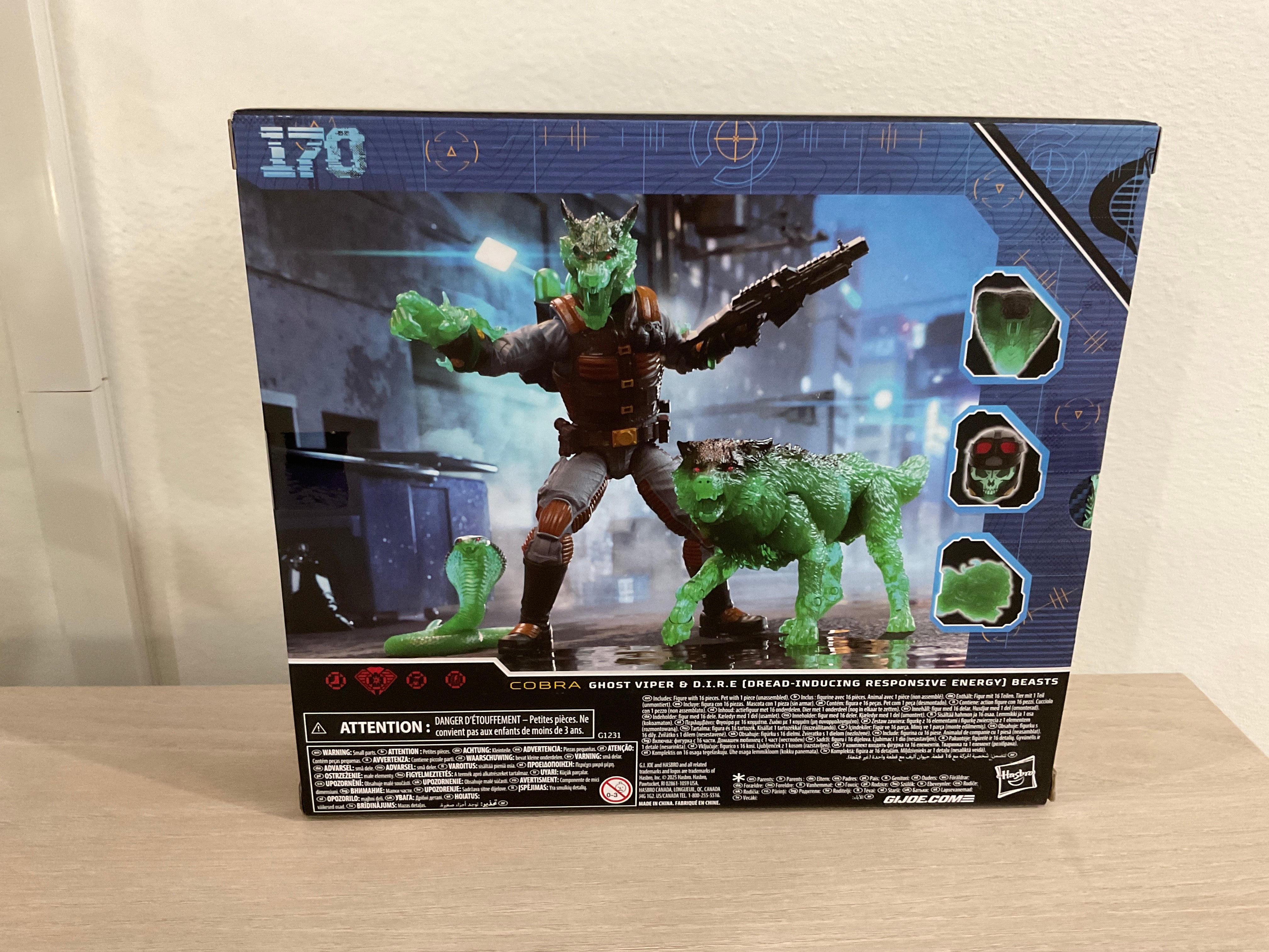 G.I. Joe Classified Ghost Viper & D.I.R.E. Beasts 6-Inch Figure