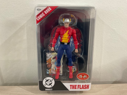 McFarlane Toys DC Page Punchers Jay Garrick (The Flash #123) Red Platinum Edition