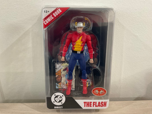McFarlane Toys DC Page Punchers Jay Garrick (The Flash #123) Red Platinum Edition