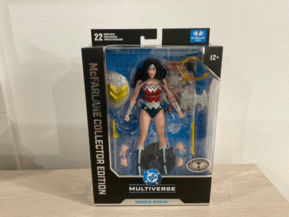 DC McFarlane Collector Edition #61 Wonder Woman (1980s) Platinum Edition 7-Inch Scale Action Figure – Chase Variant