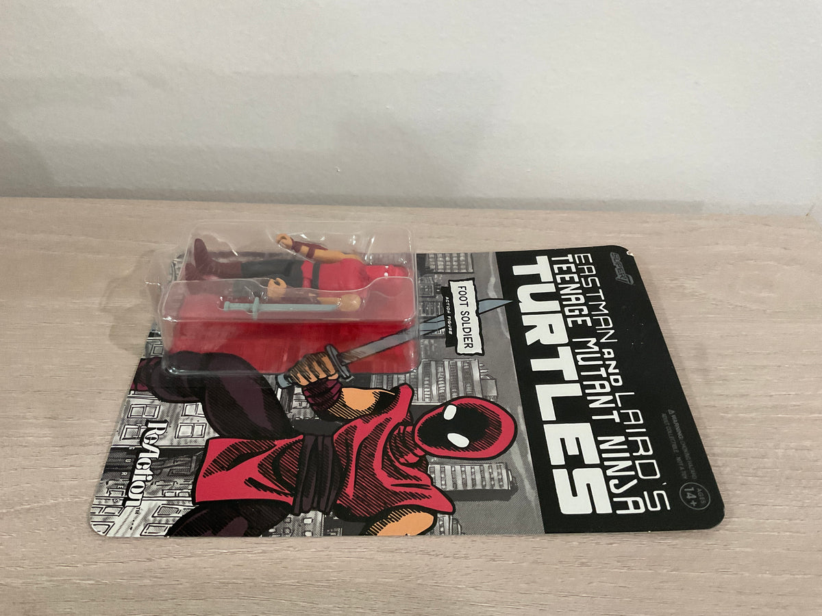 Super7 Eastman & Laird’s TMNT Foot Soldier (Comic Color) 3.75" ReAction Figure – Substandard Card