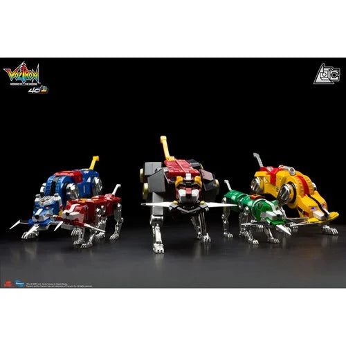 Toynami Voltron 40th Anniversary Gift Set Light-Up Sound Base Deluxe Collectible