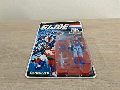G.I. Joe Super7 ReAction+ Cobra B.A.T. (Glow Patrol - Blue) 4" Action Figure