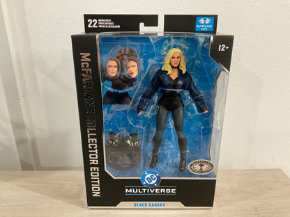 McFarlane DC Multiverse Black Canary (DC Rebirth #54) Platinum Chase 7-Inch Action Figure