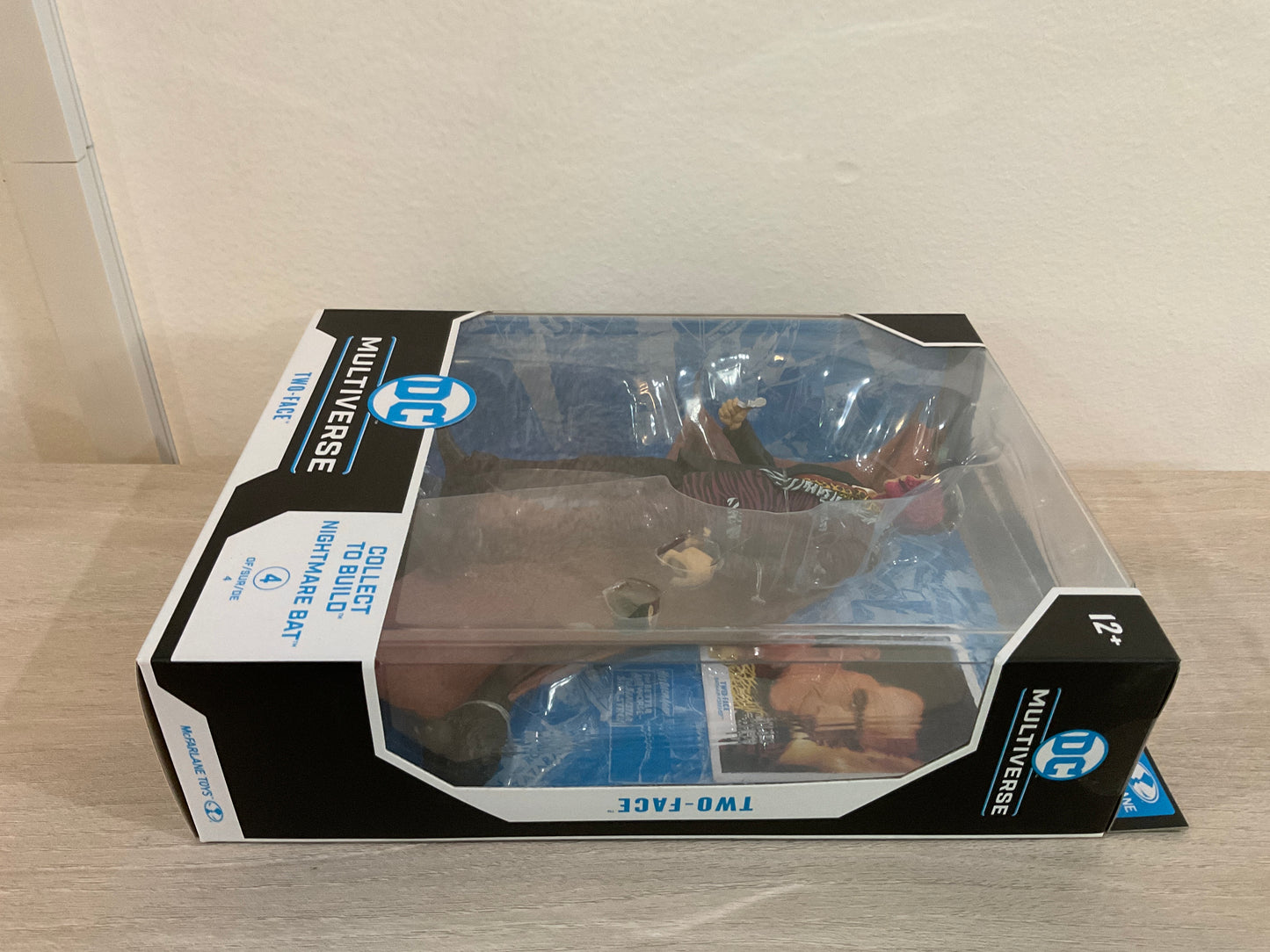 McFarlane DC Multiverse Batman Forever Two-Face 7-Inch Action Figure – Nightmare Bat BAF (Minor Substandard Card)