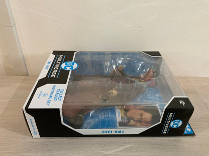 McFarlane DC Multiverse Batman Forever Two-Face 7-Inch Action Figure – Nightmare Bat BAF (Minor Substandard Card)