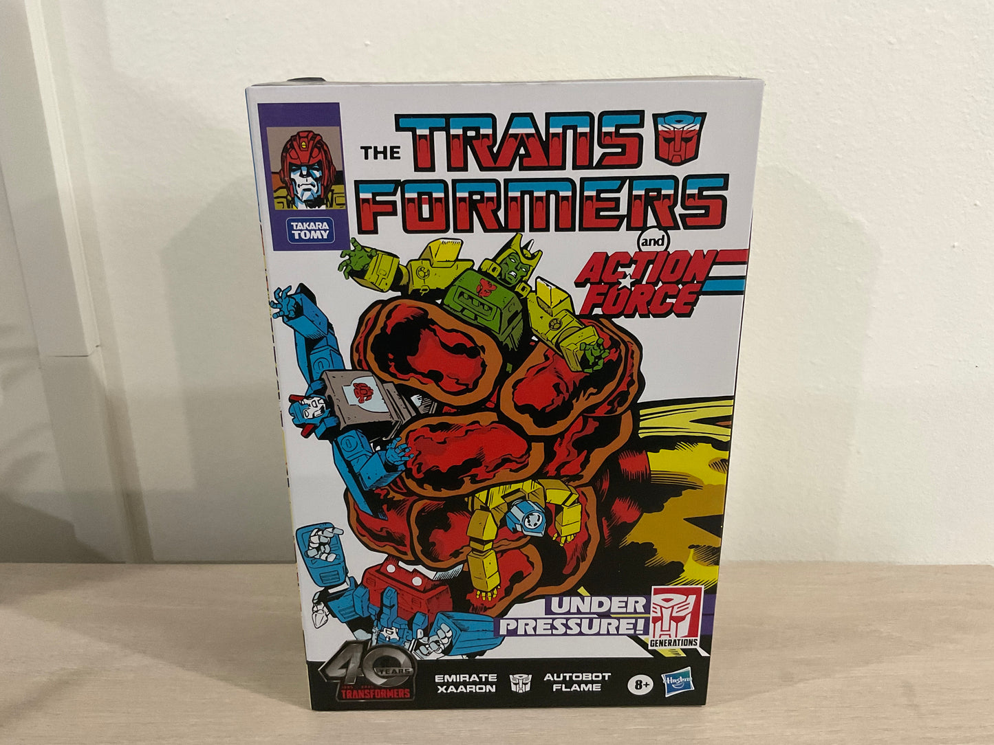 Transformers Generations 40th Anniversary Autobot Flame & Emirate Xaaron Comic Edition Exclusive Two-Pack (Substandard 1)