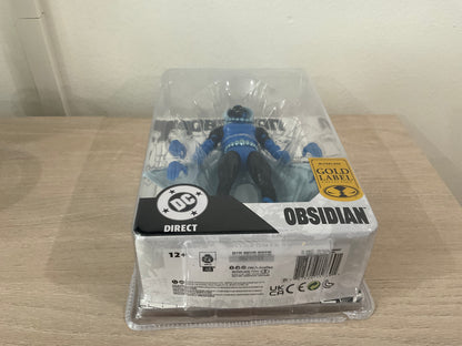Obsidian (Infinity Inc. #16) Gold Label 7" Action Figure w/ Lithograph – McFarlane Collector Edition (Substandard)