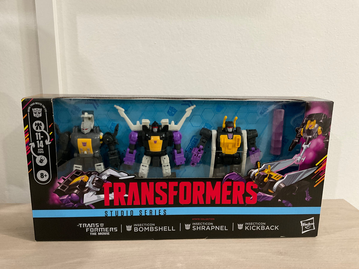 Transformers Studio Series The Transformers: The Movie MTMTE Collection Insecticons 3-Pack