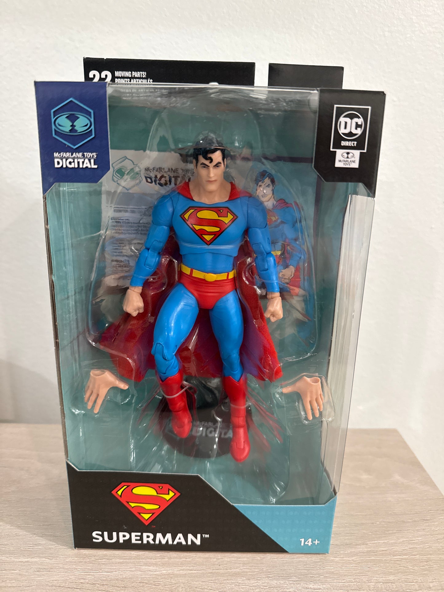 DC Direct Superman (The Silver Age) 7-Inch Action Figure with Digital Collectible