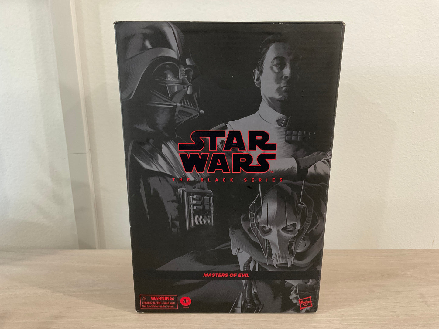 Star Wars Black Series Masters of Evil 3-Pack Vader Thrawn Grievous (Substandard Box)