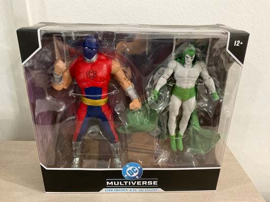DC Multiverse Figures - JSA: Black Vengeance - 7" Scale The Spectre Vs. Atom Smasher Megafig 2-Pack