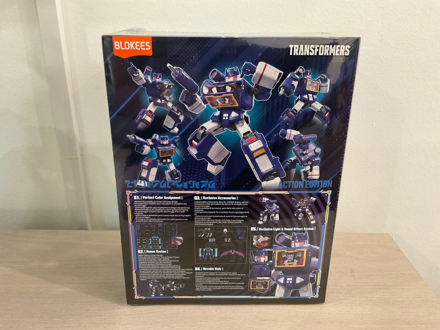 Transformers Action Edition G1 Soundwave AE03 Blokees Model Kit