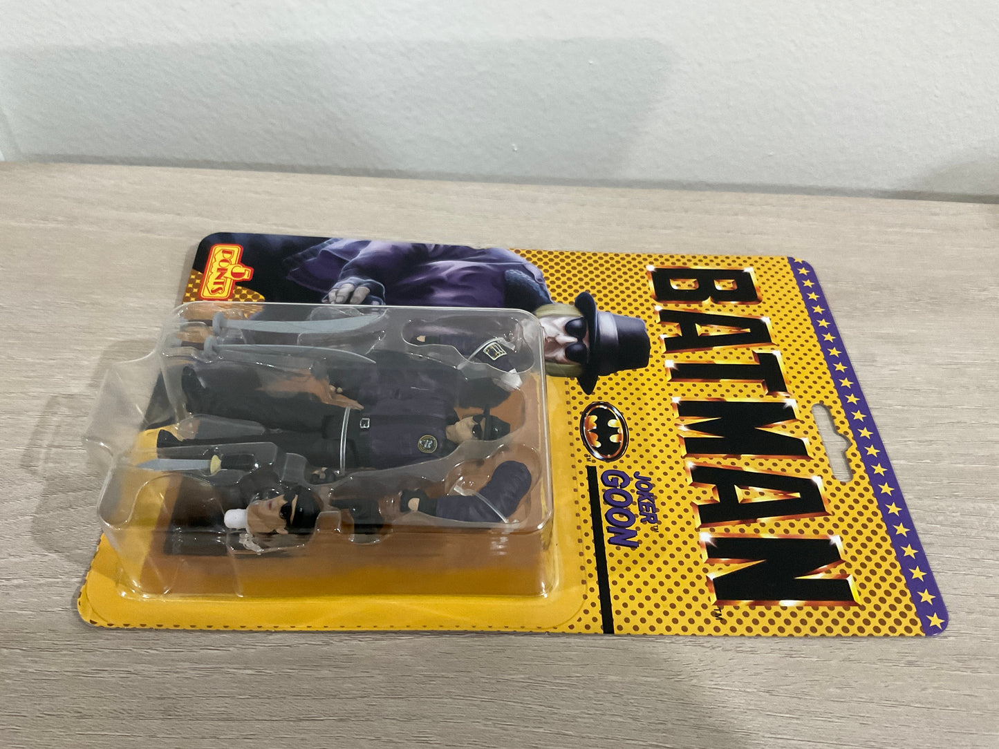 Mezco Batman (1989) 5 Points Figure Collection Joker Goon 3.75" Retro Cardback