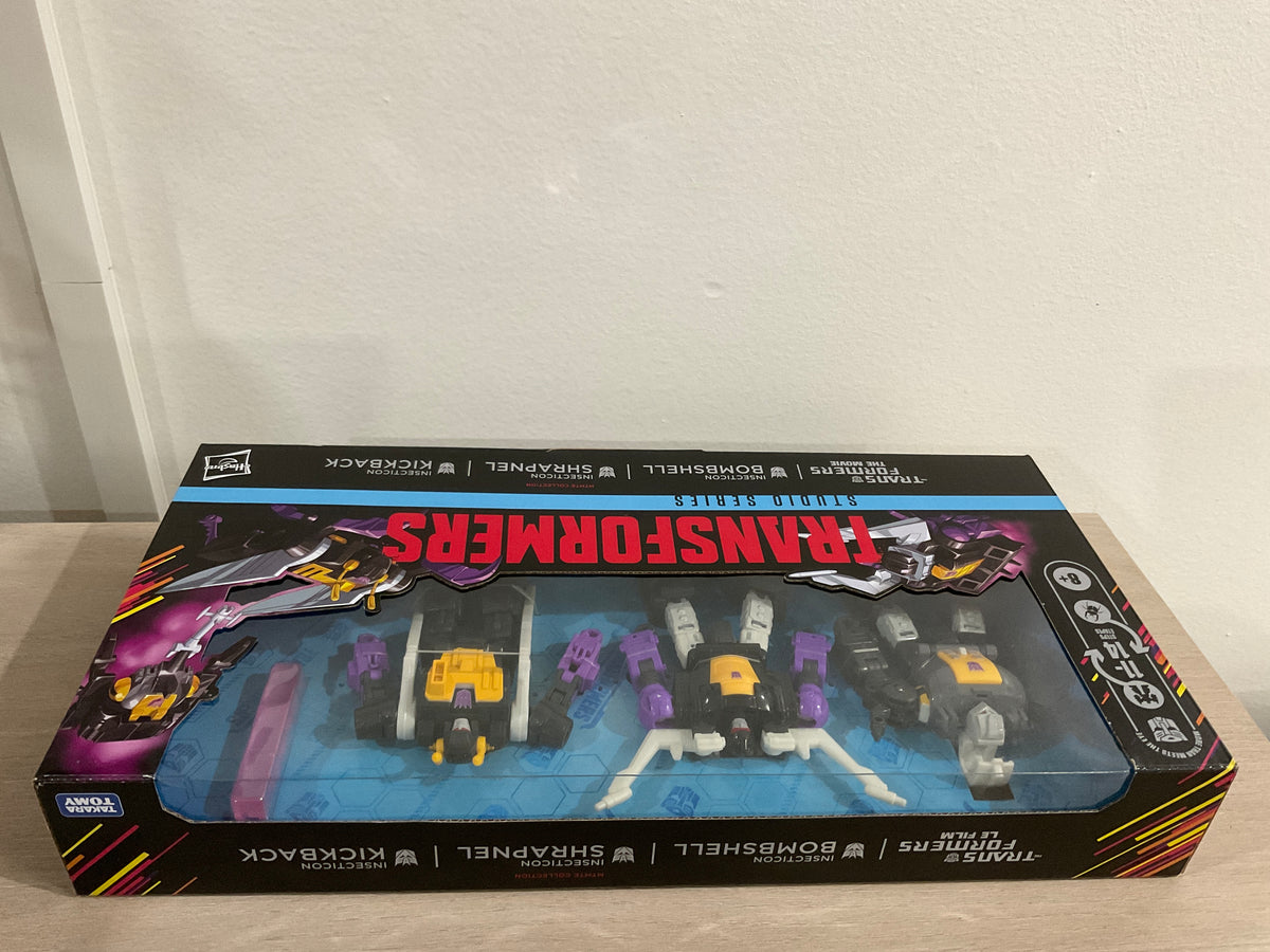 Transformers Studio Series The Transformers: The Movie MTMTE Collection Insecticons 3-Pack