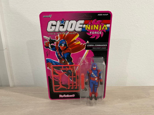 G.I. Joe ReAction+ Cobra Commander (Ninja Force) 3.75-Inch Action Figure