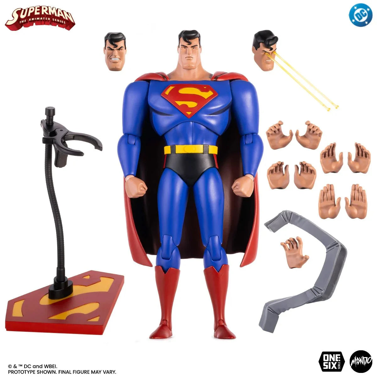 Mondo Superman: The Animated Series Superman 1:6 Scale Action Figure