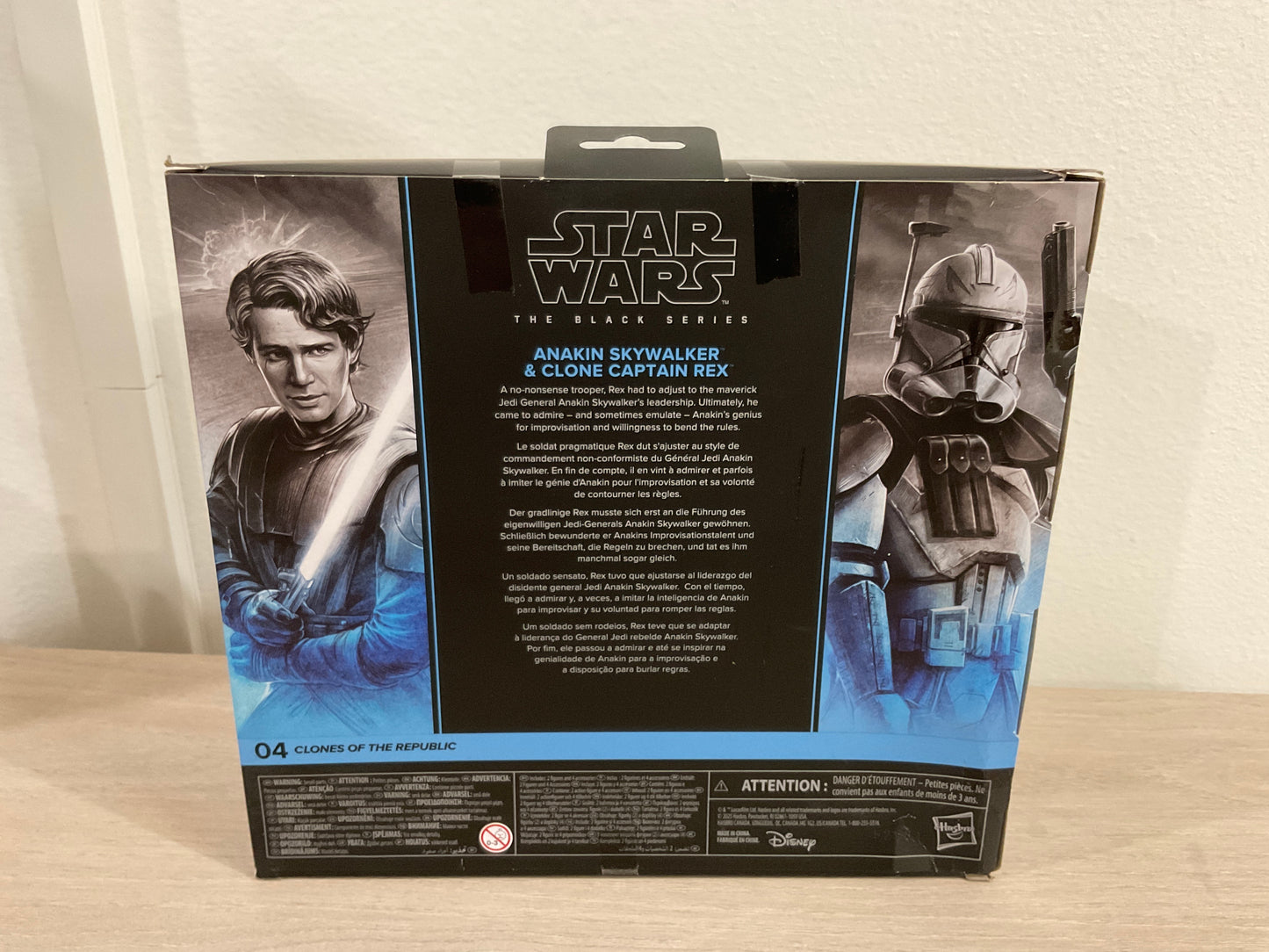 Anakin Skywalker & Clone Captain Rex Action Figure Set – Star Wars The Black Series