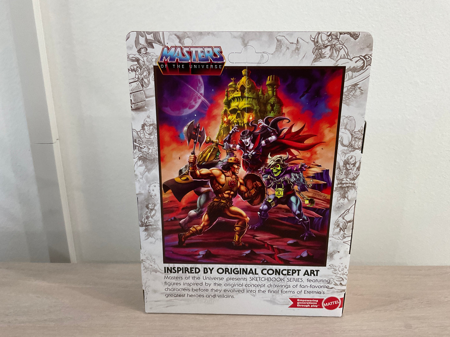 Masters of the Universe Origins He-Man Sketchbook Series 5.5-Inch Action Figure Mattel
