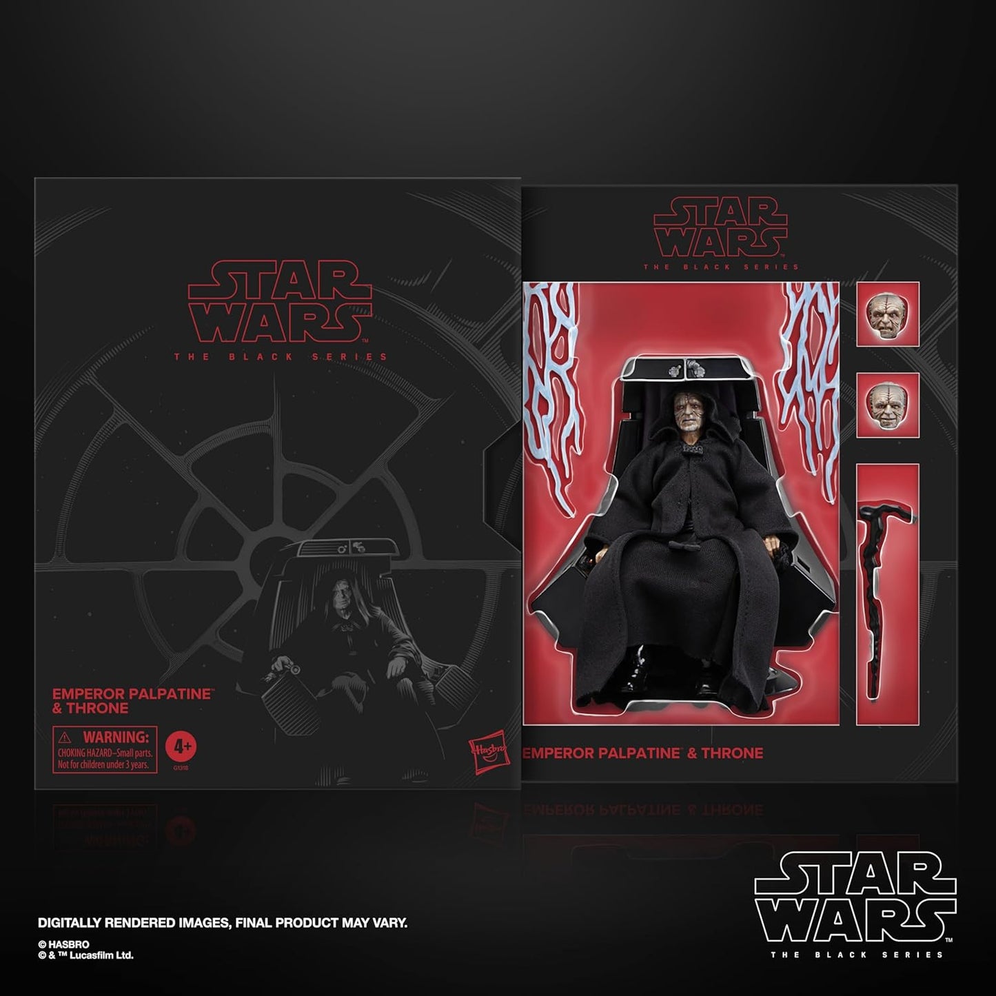 Star Wars The Black Series Emperor Palpatine & Throne Return of the Jedi 6-Inch Action Figure
