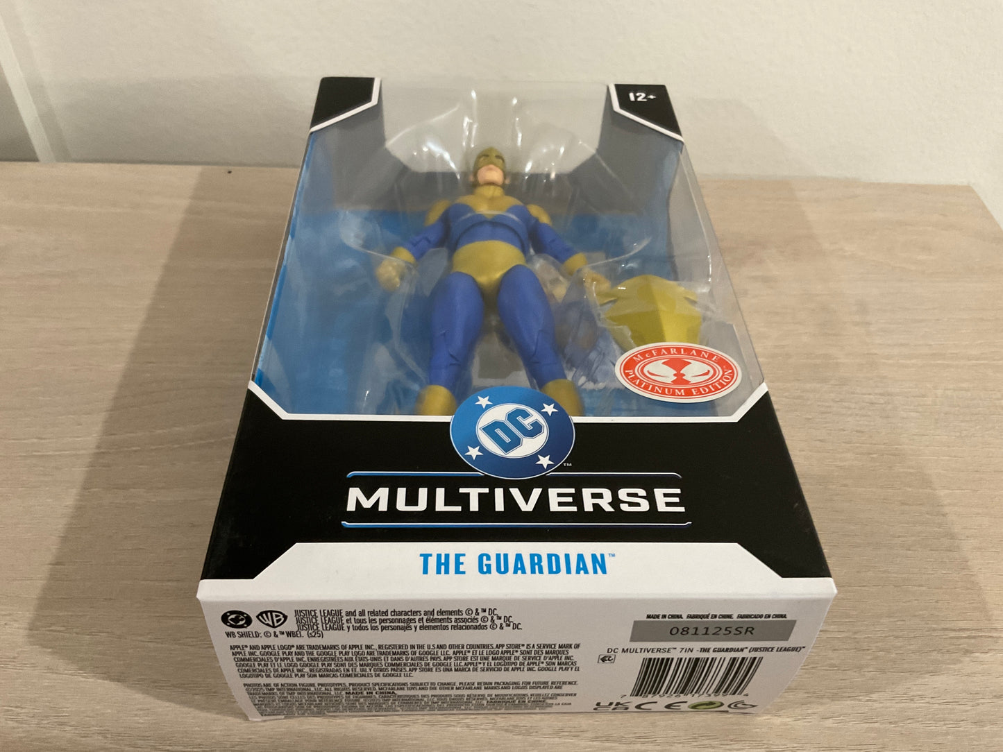Guardian (DC Multiverse: Red Platinum Edition) 7" Action Figure - McFarlane Toys (Substandard Card 3)