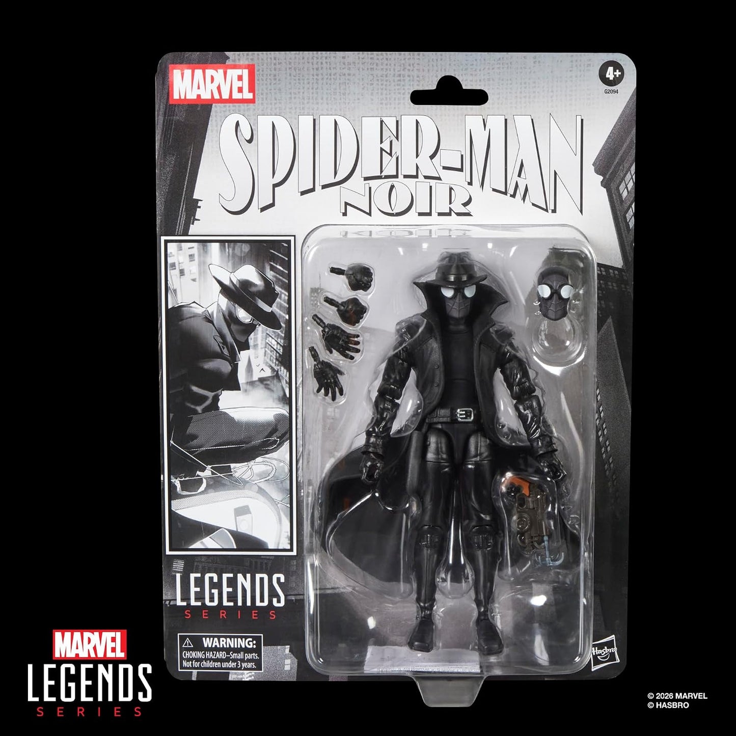 Marvel Legends Series Spider-Man Noir Retro Cardback 6-Inch Action Figure
