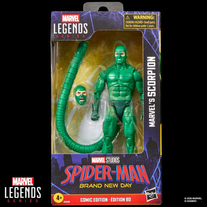 Marvel Legends Spider-Man: Brand New Day Scorpion (Comic Edition) 6" Action Figure
