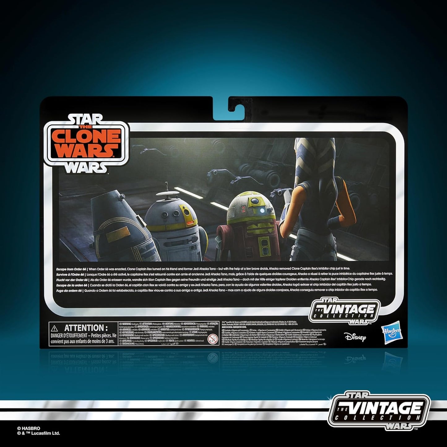 Star Wars The Vintage Collection Escape from Order 66 Ahsoka Tano & Droids 3.75-Inch Figure 4-Pack