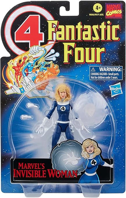 Marvel Legends Series Retro Fantastic Four Marvel's Invisible Woman 6-Inch Action Figure