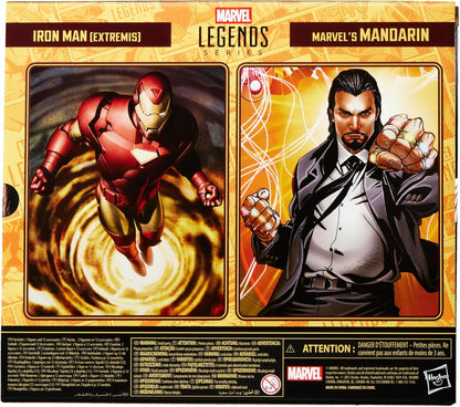 Marvel Legends Series Iron Man (Extremis) & Marvel's Mandarin Avengers Comics 6-Inch Action Figure 2-Pack