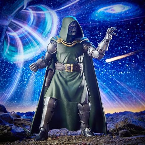 Marvel Legends Series Fantastic Four Doctor Doom 6-Inch Collectible Action Figure (Super Skrull BAF)