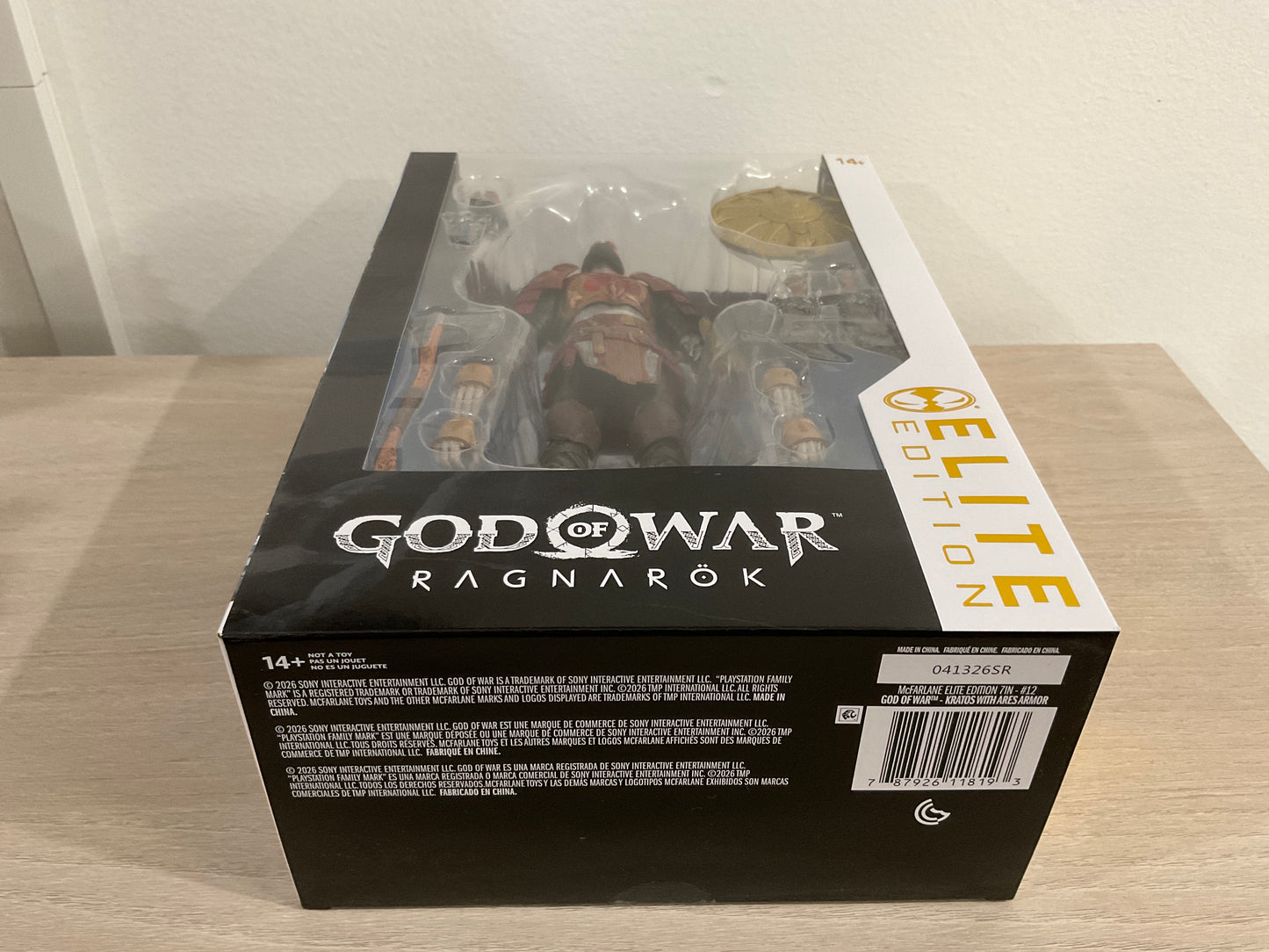 McFarlane Elite Edition #14 God of War Ragnarök Kratos with Ares Armor 7-Inch Scale Deluxe Action Figure